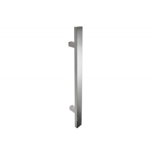 Poignée de porte, unilatérale, 90, 650, 450(mm) Acier inoxydable, rectangulaire (sans vis de montage) - Product Image 1