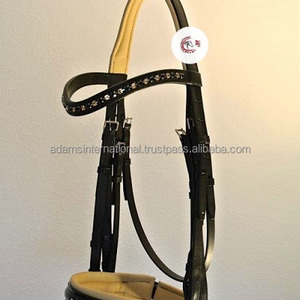 Brida de cristal de cuero de caballo de alta calidad - Product Image 3