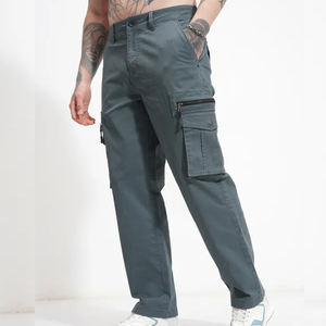 Pantalon cargo ample et droit pour homme, léger, idéal pour l'été, le travail, le jogging, la randonnée, les loisirs, en toile - Product Image 3