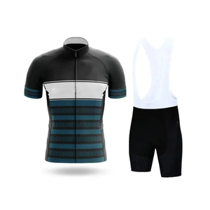 Conjunto de Ropa de Ciclismo Transpirable y Ecológica de Diseño Superior, Jersey de Ciclismo de Secado Rápido con Pantalones Cortos con Tirantes, Prendas Premium de Spandex/Algodón - Product Image 1