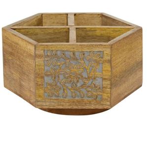 Hot Selling Acacia Wood New Design Caddy for Storage Cutlery Made in Mango Wood - Product Image 3