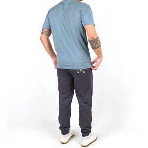 Camiseta bordada de gran tamaño para hombre de alta calidad, ropa de calle ligera personalizada, suelta, transpirable, de manga corta, lisa, Lisa - Product Image 4