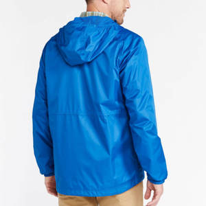 Chaqueta Impermeable con Capucha para Hombre, Resistente, de Alta Calidad, Hecha a Medida, de Poliéster/Algodón, Estilo Urbano con Letras - Product Image 4