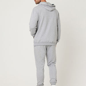 2025 dernière conception respirant 100% coton pull à capuche survêtement survêtement grande taille imprimé hiver été polaire solide ensembles - Product Image 4