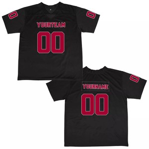 Maillots de football américain surdimensionnés personnalisés de haute qualité vêtements de sport en maille respirante courte optimale pour les clubs de groupes conception OEM - Product Image 2