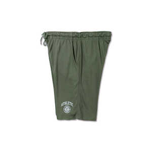 Terranova Short de basket-ball High Street pour homme en polyester XXS vert avec taille élastique et logos imprimés - Product Image 1