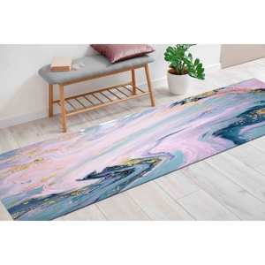 Printed Rug: Alcohol Ink Rug, <b>Car</b> <b>Mat</b> Rugs, Modern Marble Rugs,Velvet Rug - Product Image 4
