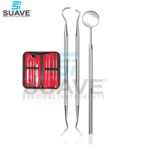 Gran oferta, Kits dentales de acero inoxidable, instrumentos, Herramientas de limpieza de dientes, Kit de higiene Dental de SUAVE SURGICAL INSTRUMENTS - Product Image 3