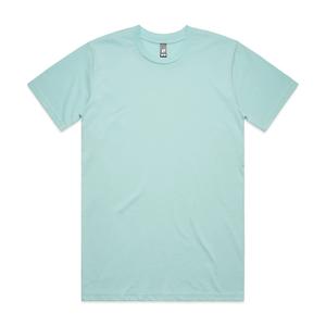 T-shirt à manches courtes et col rond imprimé motif montagne pour hommes, décontracté, à la mode, été 100% coton, ample, grande taille - Product Image 1