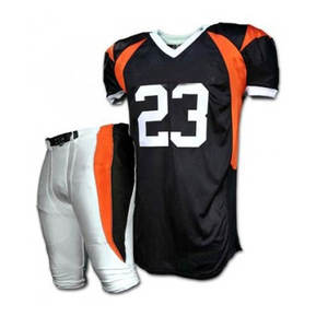 Nom et numéro personnalisés Uniforme de football américain pour adultes et enfants Tissu polyester respirant Ensembles grande taille - Product Image 5