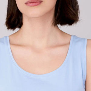 Camiseta sin mangas de gimnasio Simple y Sexy para mujer, camiseta recortada ajustada, último diseño, tallas XS a XXL, venta al por mayor para Fitness - Product Image 3