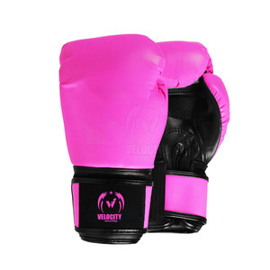 Guantes de boxeo de cuero hechos a medida de moda superior Guantes de entrenamiento de gimnasio de diferentes colores a la venta - Product Image 1