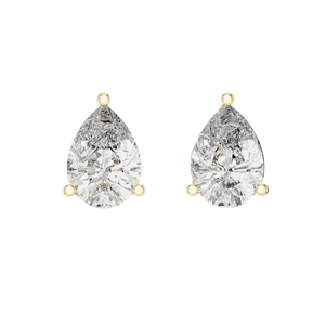 Pendientes de Diamantes en Forma de Lágrima de 3.5 CT VVS-VS EF CVD, Oro de 18KT, 14KT, 10KT y Plata 925, Diamantes Cultivados en Laboratorio, Rosa, Amarillo, Blanco - Product Image 2