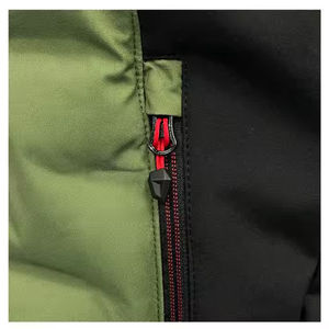 Nueva llegada de los hombres de alta calidad de estilo Casual Puffer chaleco hecho a medida bajo MOQ invierno Nylon Shell tejido de punto de lana Material Logo - Product Image 6