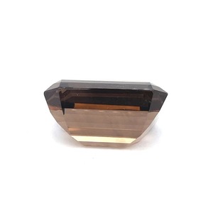 Piedra Suelta de Cuarzo Ahumado Natural de Alta Calidad, 95-100 Quilates, Talla Esmeralda, Gema Negra con Tratamiento de Encerado/Aceitado para Joyería - Product Image 4