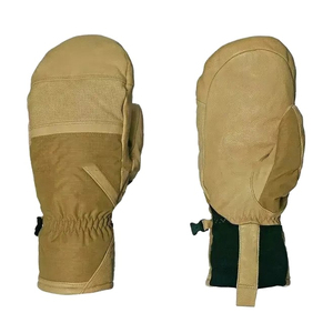 Offre Spéciale hommes/femmes gants de Ski d'hiver en cuir de vachette coque extérieure imperméable conception respirante pour de longues heures dans la neige en gros - Product Image 4