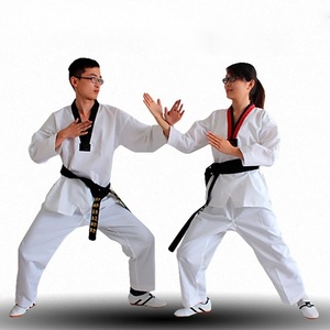 Uniforme de Karate Personalizado de Algodón Orgánico, Uniformes de Artes Marciales, Taekwondo para Adultos, Logotipo Personalizado, Tela de 300g, Unisex 2023 - Product Image 2
