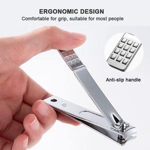 Stainless Steel Nail Clipper Hot Selling Professional Ultra Sharp Sturdy Nails Cutter for Fingernail Manicure Tools Pakistan - Product Image 5