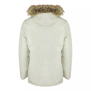 Parka à capuche enduite pour homme, haute isolation thermique, imperméable, écologique, options de logo personnalisé sur le devant, pour l'hiver - Product Image 4