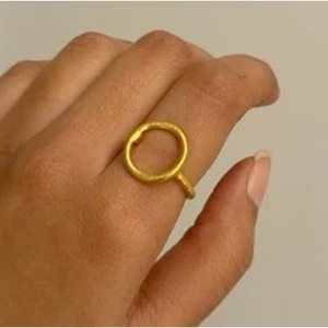 Fashionable Vintage Brass <b>Ring</b> 18K Gold Plated Unisex Children's Statement Wings Style Gift - Product Image 6