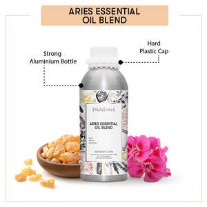 Huile Corporelle Aries : Mélange d'Encens, Ylang-Ylang, Pamplemousse, Géranium, Bois de Santal pour Hydratation et Éclat – Inspiré du Signe du Zodiaque - Product Image 5