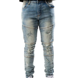 Pantalones Vaqueros Personalizados para Hombre, Jeans Elásticos de Corte Ajustado, Edición Business, Holgados, Tallas Grandes, Formales, Casuales, Vaqueros Desgastados para Hombre - Product Image 2