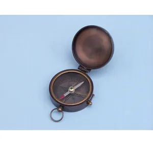 Producto de Venta caliente nueva brújula náutica en latón con uso de llavero para senderismo fuera de la puerta o dirección de búsqueda - Product Image 3