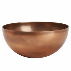 Tazón para Servir Ensaladas de Metal Antiguo de Bronce para Mesa de Comedor, Tazón para Servir Postres y Aperitivos de Forma Redonda - Product Image 3