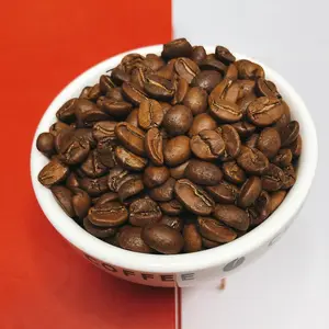 최고의 판매 고품질 프리미엄 Robusta 커피 베트남 100% Robusta 전체 커피 콩 500g