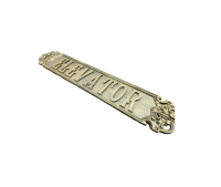 Dernière plaque de signalisation Plaque de signalisation de porte en laiton personnalisée pour les murs Plaque de signalisation Personnalisation disponible à bas prix