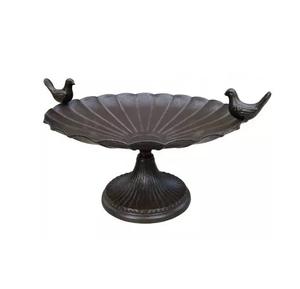 Mangeoire à oiseaux de luxe en bois naturel fabriqué à la main à montage sur poteau grande mangeoire à oiseaux mangeoire à oiseaux en métal - Product Image 5