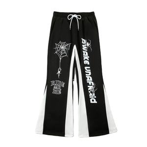 กางเกงวอร์มขาบานสำหรับผู้ชายกางเกงวอร์มทรงหลวมลำลองพิมพ์ลายออกแบบได้ตามต้องการ - Product Image 1