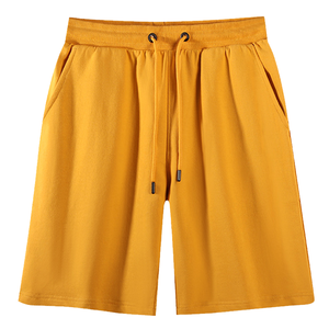 Pantalones cortos de chándal para correr gimnasio de lana 100% algodón transpirables informales bordados para hombre con logotipo personalizado - Product Image 2