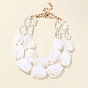 Collar de Cristal de Resina Hecho a Mano por Artesanos de Alta Calidad, Collar de Moda Elegante para Mujer, Collares de Joyería de Moda - Product Image 1