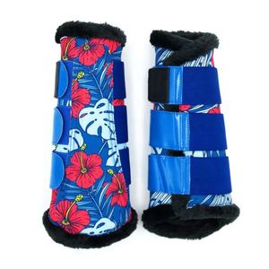 Ensemble de coussinets de selle tropicaux assortis/ensemble de coussinets de selle de cheval/ensemble de coussinets de selle à Sublimation assortis ensemble de coussinets de selle de dressage équin Numnah - Product Image 3