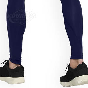 Leggings moulants avec logo personnalisé pour hommes Gym & Running Sport Fit Top Sale in Adults - Product Image 6