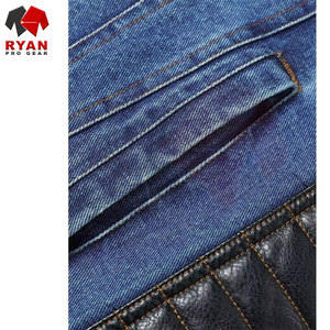 Veste en jean pour homme, qualité supérieure, personnalisation de la marque, OEM ODM, couleur unie, vêtements décontractés, vente en gros - Product Image 5