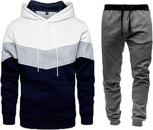 Survêtements de sport de fitness pour hommes de qualité supérieure ensembles de 2 pièces personnalisés modèles de survêtements de jogging ensembles de survêtements de gymnastique - Product Image 2