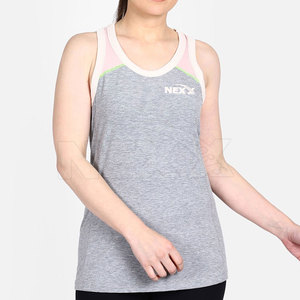 เสื้อกล้ามผู้หญิงไซส์ใหญ่ น้ำหนักเบา ดีไซน์โดดเด่น ลายเรียบ สไตล์ลำลองสำหรับฤดูร้อน ระบายอากาศได้ดี 100% NEXX SPORTS - Product Image 1