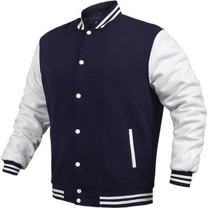 Men's Fashion Varsity <b>Jacket</b> Casual Regular Fit Letterman <b>Baseball</b> <b>Bomber</b> <b>Jackets</b> - Product Image 1