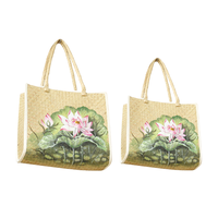 Producto caliente Un giro fresco en la moda sostenible con bolsa de jacinto de agua hecha a mano con alta calidad