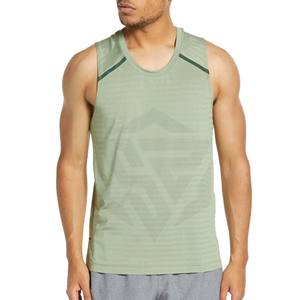 Camisetas sin mangas de fitness de talla grande para hombre personalizadas al por mayor equipo de entrenamiento de gimnasio transpirable de calidad superior tejido de calidad superior - Product Image 5