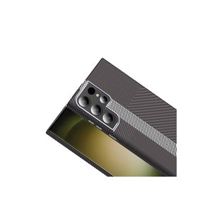 Funda Protectora ASMA Gros con Textura de Fibra de Carbono para Samsung Galaxy S23 Ultra, Color Titanio Desierto, Compatible con MagSafe - Product Image 6