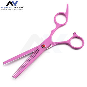 Carbon cao chuyên nghiệp màu hồng sắc nét lưỡi cắt tóc Cắt tóc kéo kéo đặt salon làm tóc Cắt mỏng tạo kiểu tóc - Product Image 2