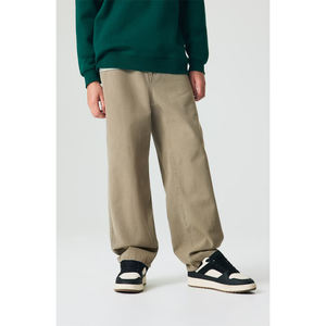 กางเกงขาตรงเอวสูงสำหรับผู้หญิงกางเกงยีนส์ทรงหลวมลำลองใส่ทำงานออฟฟิศกางเกงยีนส์ทรงหลวมใส่สบาย - Product Image 4