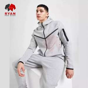 Survêtement personnalisé pour homme Tissu confortable et respirant avec logo personnalisé Conception OEM Anti-rides - Product Image 5