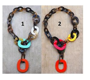 Compre collar de cuerno de búfalo natural, collar de cuerno de búfalo natural, producto indio hecho a mano - Product Image 2