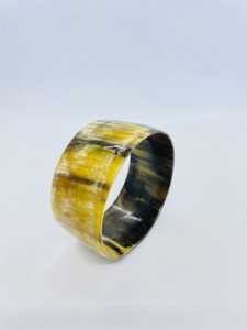 Bracelets et bracelets en corne de buffle naturelle sur mesure fabriqués à partir de corne de buffle véritable, disponibles par l'artisanat en croissant - Product Image 4