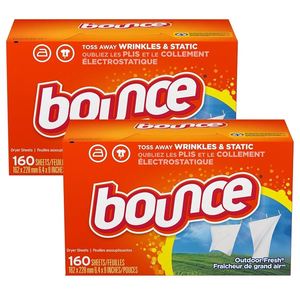 Bounce Dryer Sheets <b>Laundry</b> <b>Fabric</b> <b>Softener</b> and Bounce Release Sheets Biodegradable Eco Friendly <b>Laundry</b> Detergent Sheets - Product Image 2