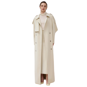 Nuevo 2024 abrigos de diseño para mujeres con cinturón Eunice gabardina ropa de tela de alta calidad mujeres Whiteant Vietnam fabricante - Product Image 1